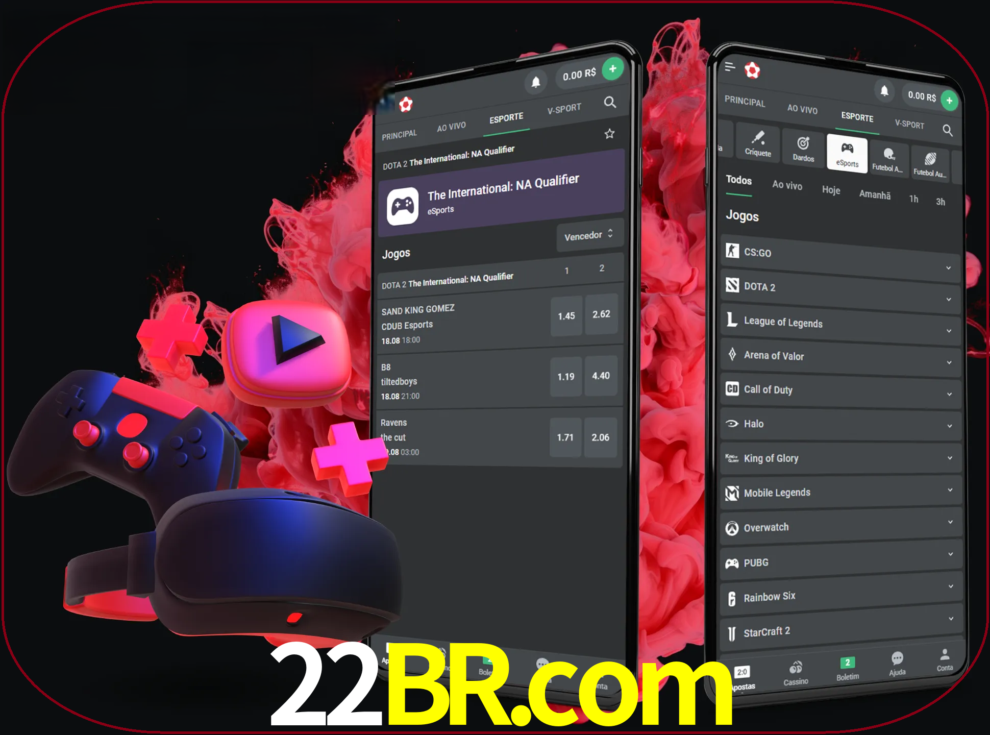 Para ter a aplicação móvel 22br no seu smartphone, basta descarregar o ficheiro apk e seguir as instruções.