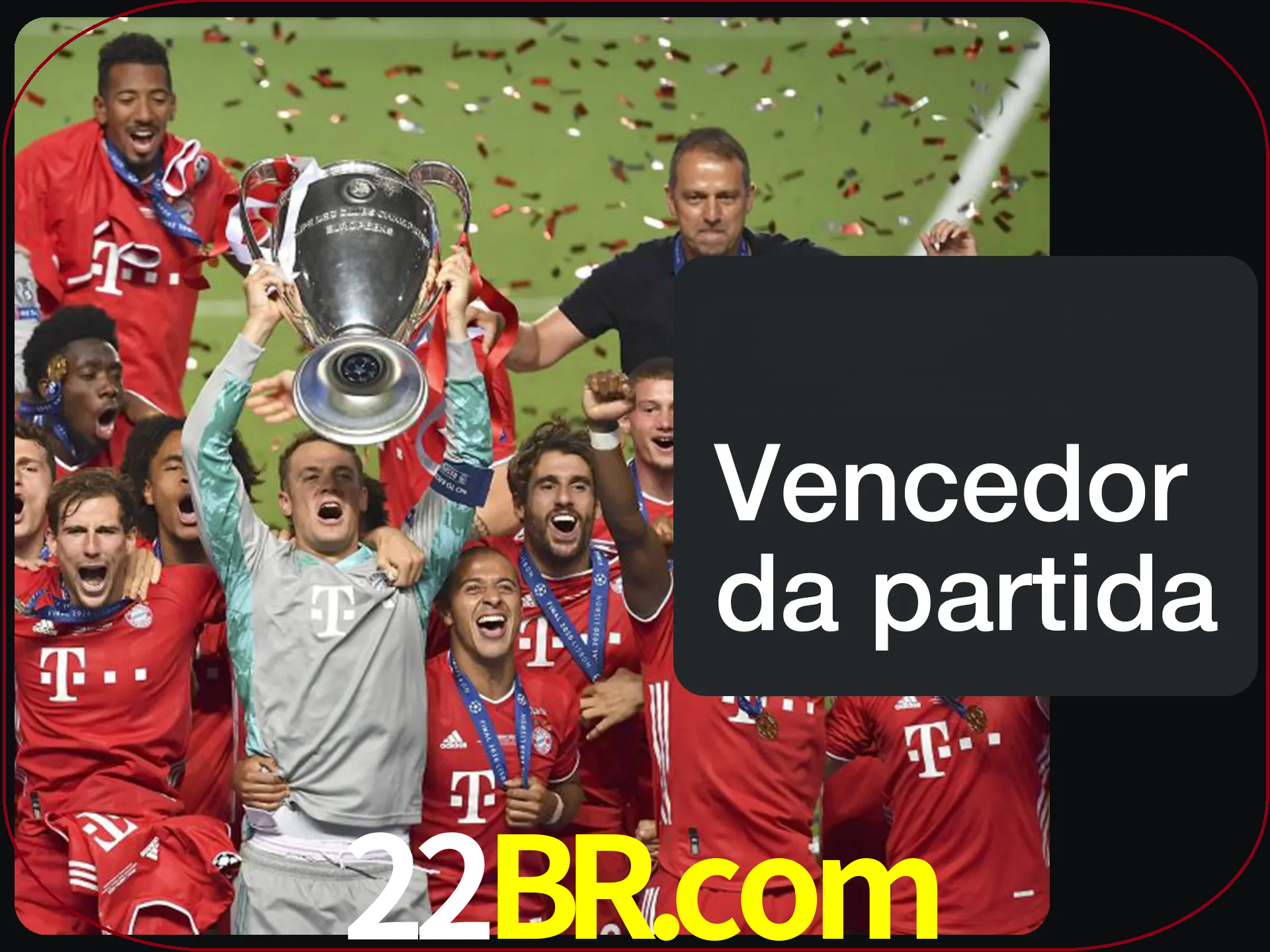 Aposte no vencedor e ganhe uma grande quantia de dinheiro.