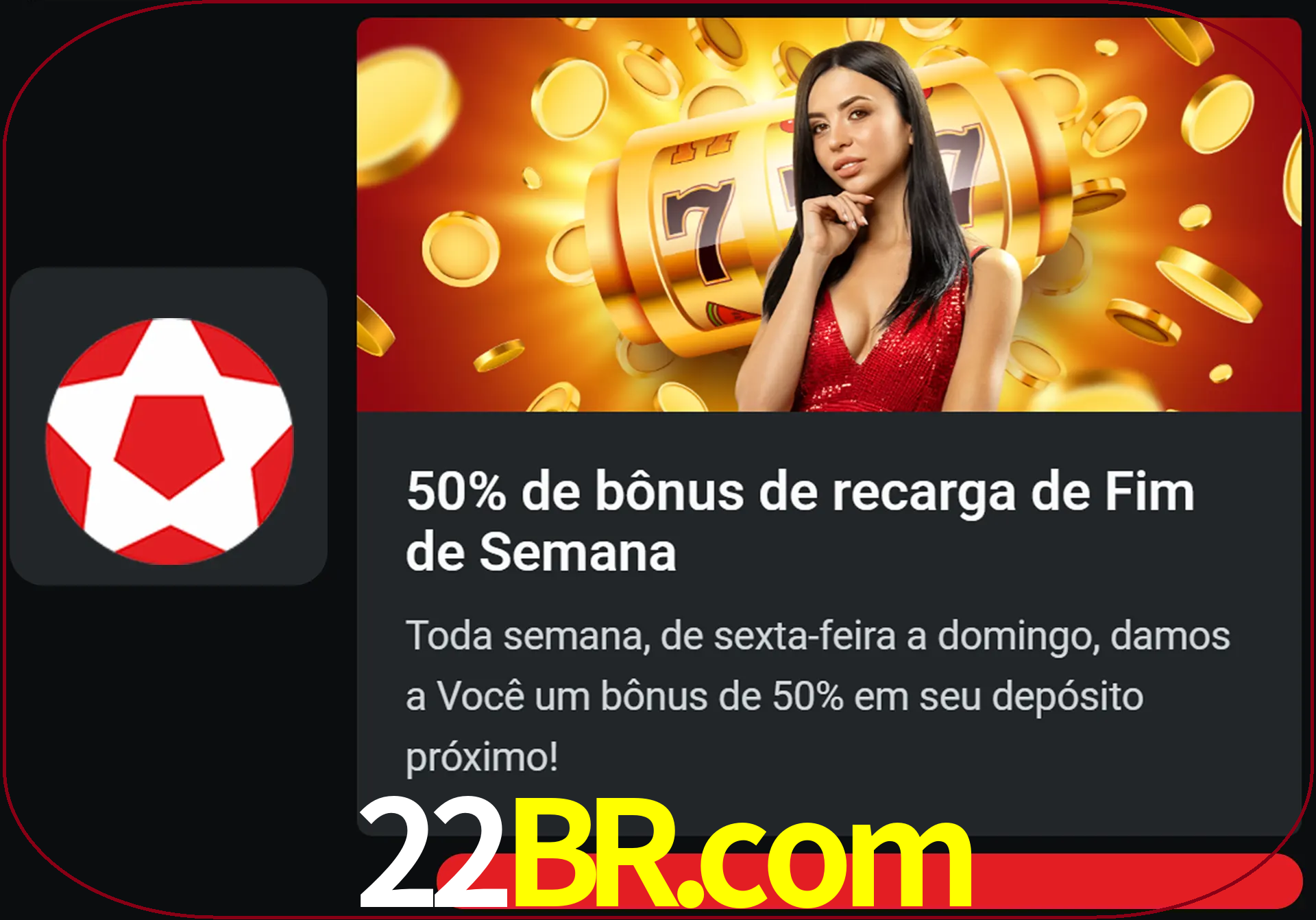 Volte a cada semana para receber novos bônus em dinheiro.