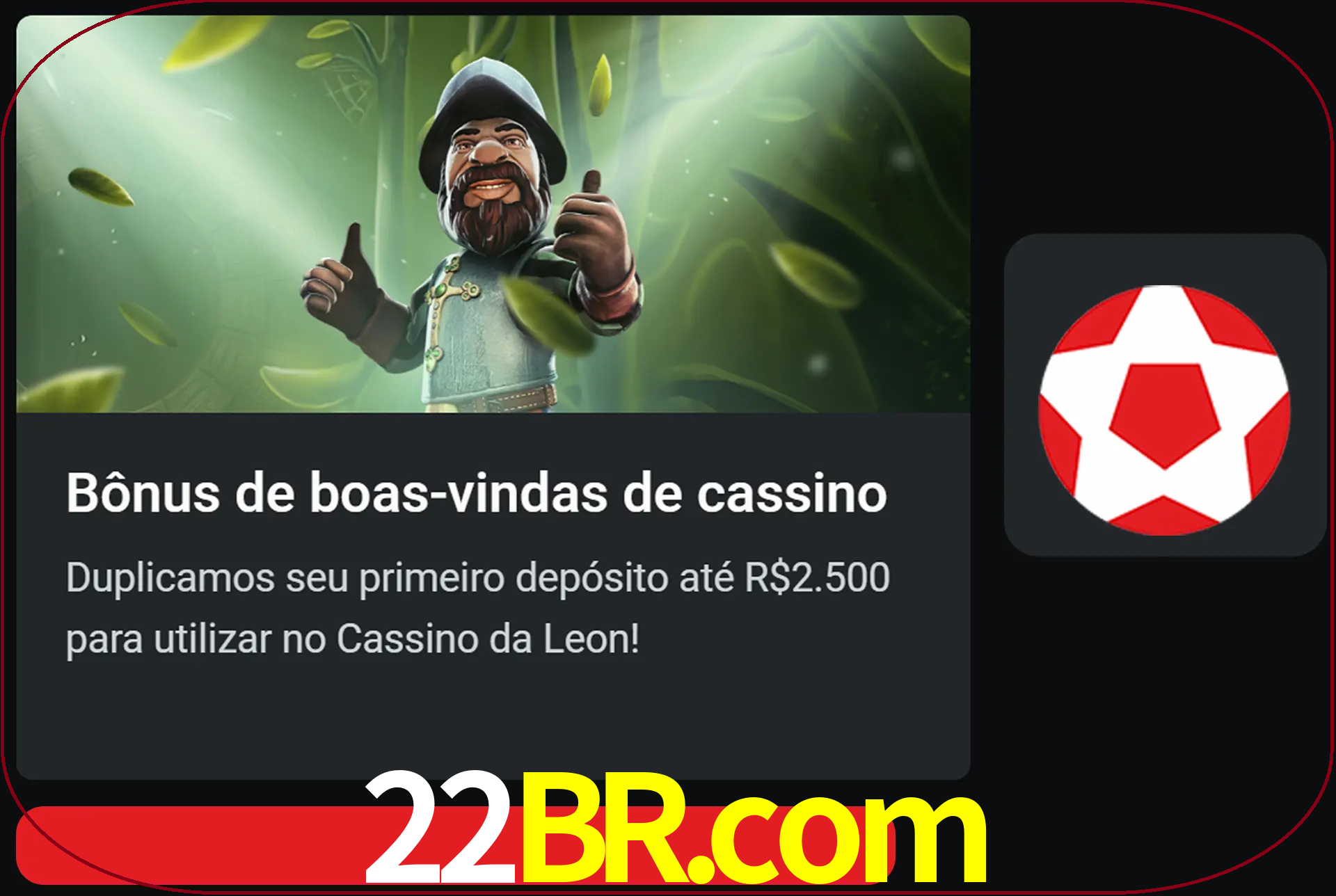 Receba seu dinheiro do bônus de boas-vindas após o primeiro depósito.