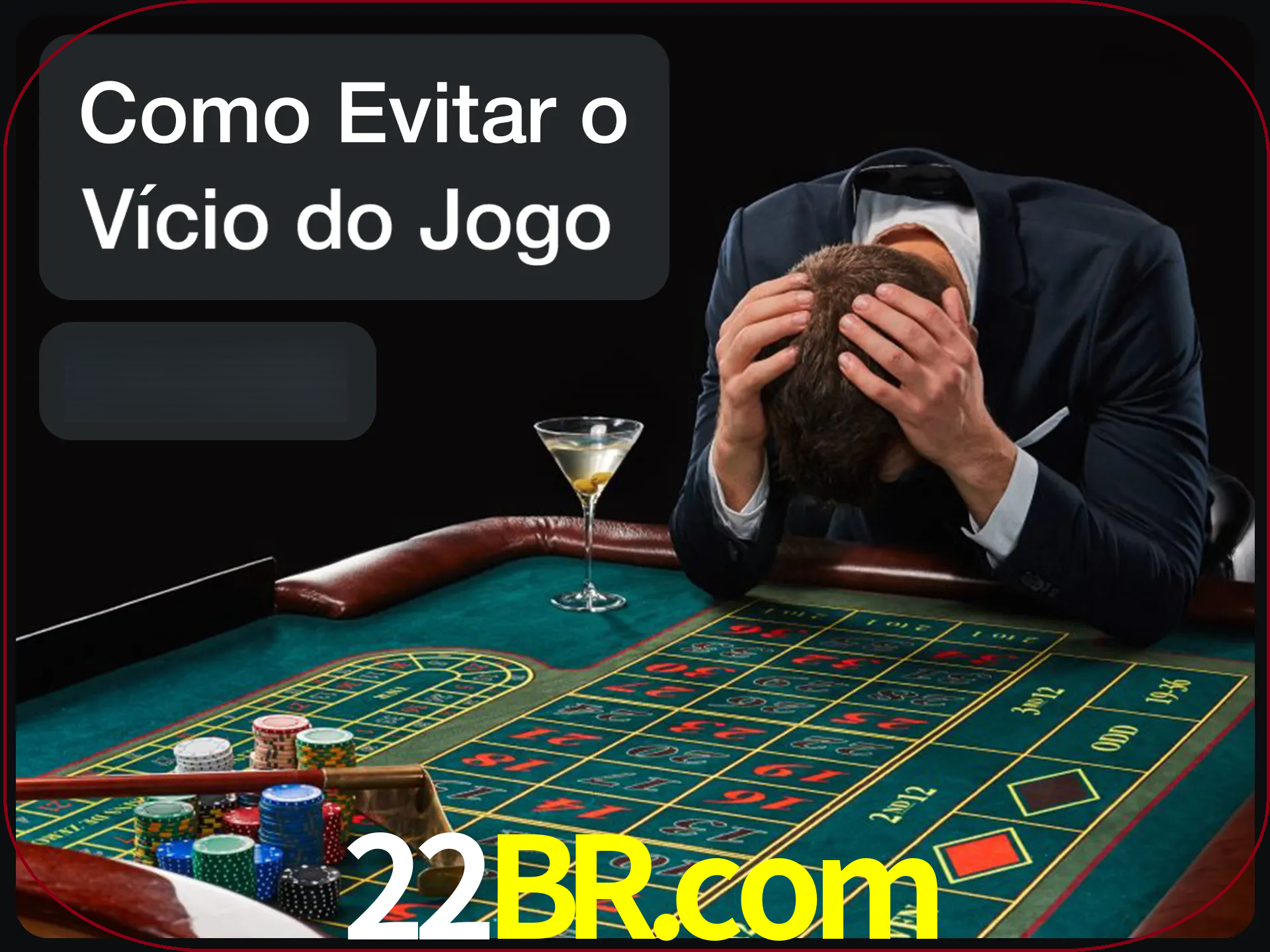 Você é responsável por cada uma de suas apostas.